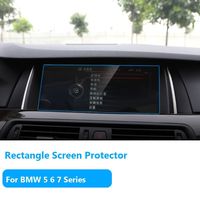 TTCR-II for BMW 5 6 7 Series Navigation Display Screen Protector Foils, Anti-Explosion Touch Screen Protector[0.3mm,9H Hardness],Tempered Glass Console LCD Screen Protector Films [10.2" Rectangle]