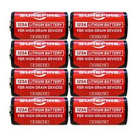 Surefire SF123A 123A 3-Volt Lithium Batteries 8 Pack