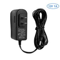 AC 100-240V to DC 12V 1A 1000mA 12W Power Supply 5.52.1mm FCC 10 Feet Cable Power Supply (12V-1000mA) Power Adapter for Security Cameras