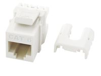 Legrand-On-Q WP3476WH Cat6 RJ45 Quick Connect Keystone Insert with 110 Punch-Down, White