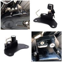 Motorcycle Helmet Lock with Keys For Indian Scout/Sixty 2015-2018-Black