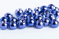 Blue Wing Olive Tungsten Beads for Fly Tying - 25 Pack (Metallic Deep Purple, 2.0 mm (5/64))