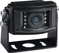 Voyager VCCS155B Color CCD IR LED Camera, Black, 1/4" CCD Sensor, 420 TV Lines Resolution, 0 Lux Sensitivity, Shutter Speed 1/60s ~ 12 μs, 155° Viewing Angle, Built-in Microphone, 12 Volt DC