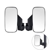 2020 Upgraded UTV Side View Mirrors, Adjustable Wide Rear Clear View with Shatter-Proof Tempered Glass, Moveland UTV Off Road Accessories for Polaris RZR, Can-Am, Kawasaki, kubota, Yamaha, Maverick-2