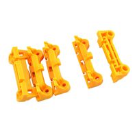 uxcell CPU Fan Retainer Bracket Stand Parts 5pcs Yellow for AM2 AM3 FM1 FM2 FM2+