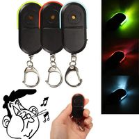 UpBeauty Wekold LED Lighted Detector Anti-Lost Whistle Sensor Keychain Find GPS Trackers