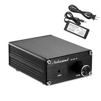 Nobsound 100W Full Frequency Mono Channel Digital Power Amplifier Audio Mini Amp Home Speaker with Power Supply (Black)