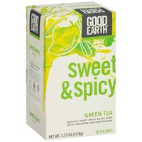 Sweet & Spicy Green Tea, 18 Count by Good Earth Teas