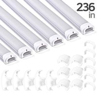 236 Inch Soft PVC Cord Raceway Kit, Declu - Cable Deco Plus, Flexible Channel for Easy Cutting and Install, On-Wall Organizer to Cover and Hide Tv Wire (Large, Light-Gray Tube (White Connector))