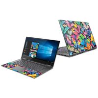 Mightyskins Skin Compatible with Lenovo Yoga 730 15" (2018) - Butterfly Party | Protective, Durable, and Unique Vinyl Decal Wrap Cover | Easy to Apply, Remove, and Change Styles | Made in The USA