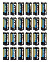 25x Panasonic CR123A Battery CR123 CR 123 Lithium 3V Photo Batteries Bulk