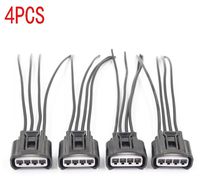 4x New Ignition Coil Female Connector Plug Harness for Toyota Lexus 2AZFE 1ZZFE