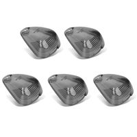 Cab Marker Lights Cover,YITAMOTOR Smoke Roof Clearance Lights Cover Lens Aftermarket Replacement Compatible for 1999-2016 Ford F150 F250 F350 F450 F550, Super Duty