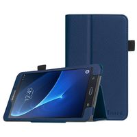 Fintie Folio Case for Samsung Galaxy Tab A 7.0 - Premium Vegan Leather Slim Fit Folio Stand Cover for Samsung Galaxy Tab A 7.0 Tablet 2016 Release (SM-T280/SM-T285), Navy