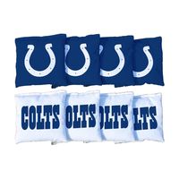 Victory Tailgate Indianapolis Colts NFL Cornhole Game Bag Set (8 Bags Included, Corn-Filled)
