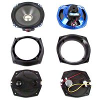 J&M Corporation J&M ROKKER XXR 7.25" Fairing Speaker Kit w/Grill Mounted Mid/Tweet for 1998-2013 Harley Street/Ultra/ElectraGlide # HCRK-7252GTM-XXR