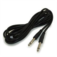 MyCableMart 10ft 1/4" Mono (TS) Guitar Cable, Male to Male, 28AWG, Nickel Plated