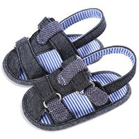 Baby Toddler Boys Sandals, ♥ Beyonds Hollow Out Canvas Shoes, Soft Sole Anti-Slip Infant Summer Outdoor Shoes Newborn First Walker Crib Shoes Sneaker Loafers