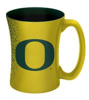 NCAA Oregon Ducks Mocha Mug, 14-ounce, Yellow