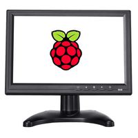 Basense 10.1 Inch HDMI Monitor 1280x800 Resolution VGA Display Monitor for PC Laptop Raspberry Pi 3 2B B RPi 1 B+,PS3/4 with HDMI VGA&Remote