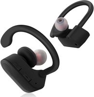 WLZLINE Bluetooth Headset, Wireless Earbuds, with Mic Hi-Fi Stereo Richer bass Noise canceling Headphones, 6-Hour Battery Sweat-Proof Safety fit Ear, Suitable for Running, Jogging, Exercising (Blak)