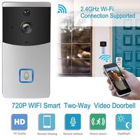 Geciea Smart Doorbell HD Security Camera Night Vision Downloadable Mobile Phone App Home Security Systems