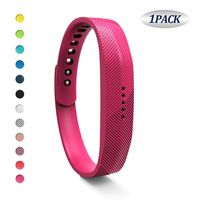 JOMOQ Replacement Bands Compatible for Fitbit Flex 2, Adjustable Breathable Sport Wristbands Silicone Accessories Women Men