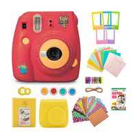 Fujifilm INSTAX Mini 9 Instant Camera (Toy Story) with Twin Instant Film Pack (20 Shots) and 7-1 Accessory Gift Bundle (3 Items)