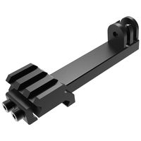 XAegis GoPro Picatinny Mount, 2 in 1 Camera Gun Mount for Picatinny Rail, 20mm Rail Mount for GoPro&Sony Camera