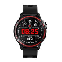 Aoile L8 IP68 Waterproof Smart Watch ECG PPG Heart Blood Pressure Multi-Sports Mode Smart Bracelet for iOS Android red