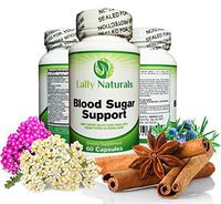 Blood Sugar Support (60 Capsules) - Promotes Blood Glucose Control & Healthy Blood Sugar Levels Helps Weight Loss & Reduces Carb Absorption 20 Synergistic Natural Herbs Including Cinnamon & Chromium