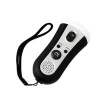 SolarEK Portable Hand Crank Power Radio W/ Super Bright LED Flashlight. Great for Camping Tent Outdoor Mountain Hiking Trekking Climbing Emergency Light Power Hurricane Storm Outages.