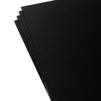 Plastics 2000 - KYDEX Sheet - 0.080" Thick, Black, 8" x 12", 4 Pack