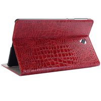 Jennyfly iPad Air 2 Cover,Slim Fit Duralble PU Leather Folio Stand Case Book Style Feature Protection Easy Viewing Case Hard Cover with Card Slot for 9.7 inch iPad Air 2 - Red