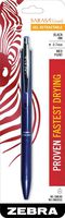 Zebra Sarasa Grand, Retractable Gel Ink Pen, Navy Barrel, Medium Point, 0.7mm, Black Ink, 1-Count