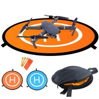 Homga Drones Landing Pad Universal Waterproof D 75cm/30'' Portable Foldable Landing Pads for RC Drones Helicopter, PVB Drones, DJI Mavic Pro Phantom 2/3/4/ Pro, Antel Robotic, 3DR Solo (Landing pad)