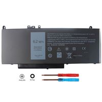 Shareway 6MT4T Replacement Laptop Battery Compatible for Dell Latitude E5470 E5570 Precision 3510 K3JK9 TXF9M 0TXF9M 7V69Y 07V69Y 79VRK 079VRK 7.6V 62Wh - 12 Months Warranty!