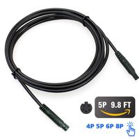 Dash Cam Rear View Camera Extension Cord,YQMAJIM 5 Pin 9.8 Ft Extension Cable Car Backup Camera/Reverse Car Recorder(5-Pin 9.8Ft)