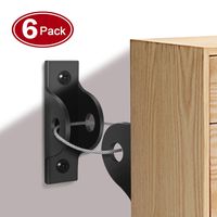 SYOSIN Furniture Straps (6 Pack) for Baby Proofing, Metal Child Proofing Furniture Anchors, Secure 400 Pound Falling Furniture Prevention Straps Child Pet Safety Straps Earthquake Resistant