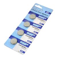 HQRP 4-Pack Lithium Battery for Polar FT40 FT40M H7 H10 Heart Rate Monitor FT4O FT-40 FT-40M + Coaster