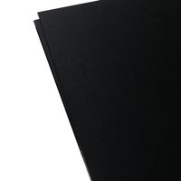 Plastics 2000 - KYDEX Sheet - 0.080" Thick, Black, 12" x 12", 2 Pack