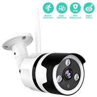Outdoor Camera - 1080P Outdoor Security Camera, IP66 Waterproof, 2-Way Audio Home Security camera, Outdoor Camera Wireless with Motion Detection Night Vision, Cloud Storage/TF Card Work with Alexa