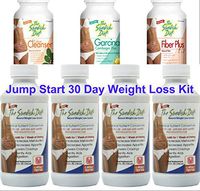 Jump Start Weight Loss 30 Day Kit | 4 bottles of The Swedish Diet Liquid Meal Replacement and 1 each of the Colon Cleanser, Fiber Plus and Garcinia Cambogia for Quick and Effective Results