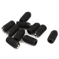 10 Pcs Rolling Ball Plunger Hex Socket Set Screw M6x10