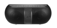 JAM Rave Max Wireless Bluetooth Portable Speaker, 3 Watts, 110V, Splash Proof, Two Woofers and Two Speakers, Compact, Deep Bass, Crisp Tones, Mega Volume, Built-in Speakerphone, HX-P210BK