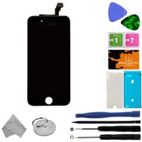 LCD, Digitizer & Frame Assembly for Apple iPhone 6 (CDMA & GSM) (Black) (OEM Grade) with Tool Kit
