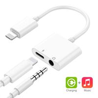 Headphone Adapter for iPhone 7/7Plus 8/8Plus for iPhone X/XS/XR/10 Audio Jack to 3.5mm Earphone Adaptor 【Audio +Charge】 Cable for iPhone Dongle Extension Cord Cable AUX Female Support for iOS 11/12