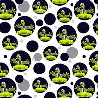 Premium Gift Wrap Wrapping Paper Roll Pattern - Zombie Undead Outbreak Apocalypse - Zombie Horde Swarm