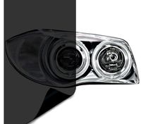 VViViD Air-Tint Dark Black Headlight/Tail Light Window Tint (17.9 Inch x 60 Inch Large roll)