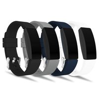 Compatible with Fitbit Inspire HR Bands for Women Men Large Small, Adjustable Replacement Wristbands for Fitbit Inspire and Inspire HR and Ace 2, Black,Gray,Navy,White, Large